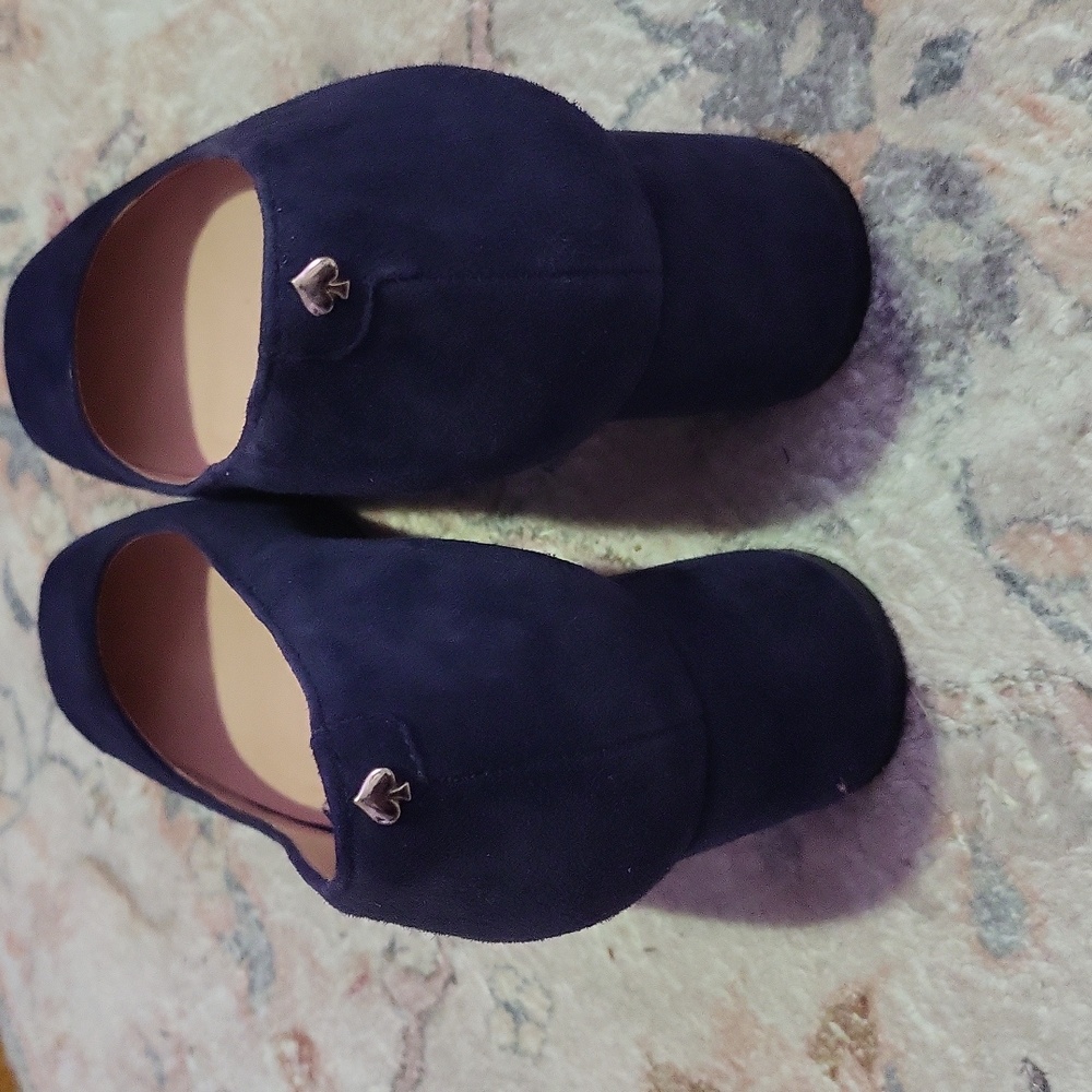 Kate Spade Navy Suede Kylah Heel - Picture 6 of 8